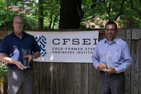 Left to right: Pat Ford, Nabil Rahman, Ph.D., P.E.