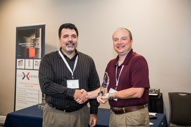 Photo left to right: Paul Dalia, P.E., Chair, CFSEI Executive Committee; Robert Warr, P.E., Frameworks Engineering