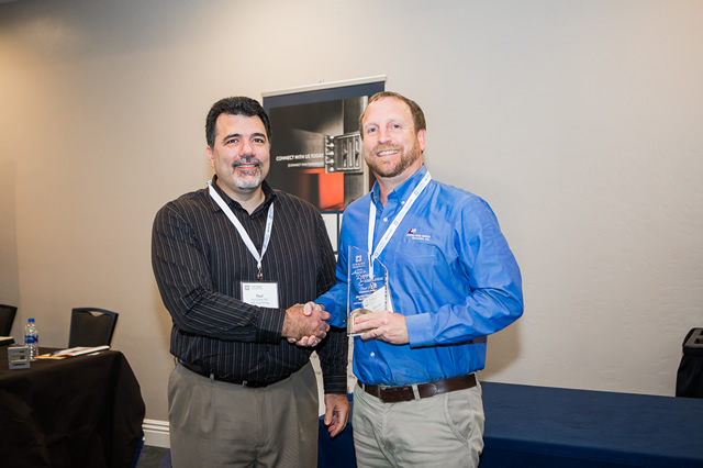 Photo left to right: Paul Dalia, P.E., Chair, CFSEI Executive Committee; Patrick Hainault, P.E., Matsen Ford Design Associates, Inc.