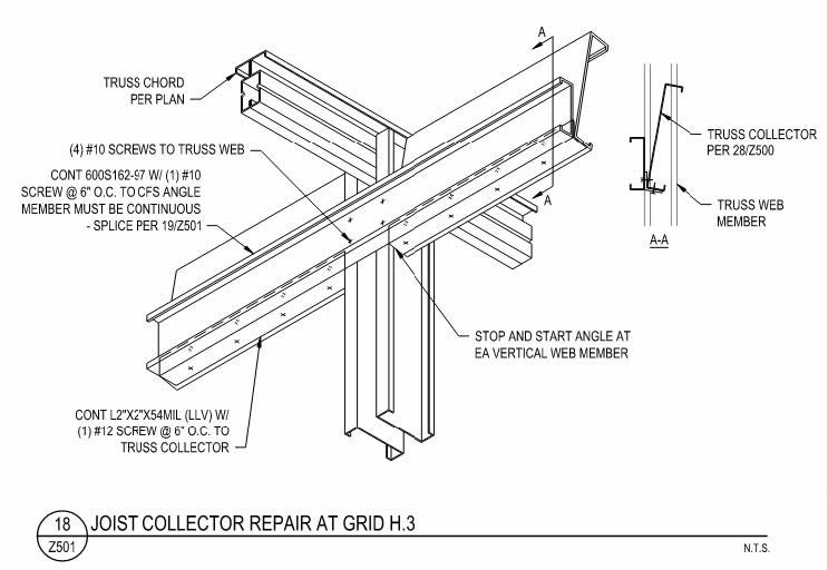Figure 4: Various collector repair details Figure 4: Various collector repair details
