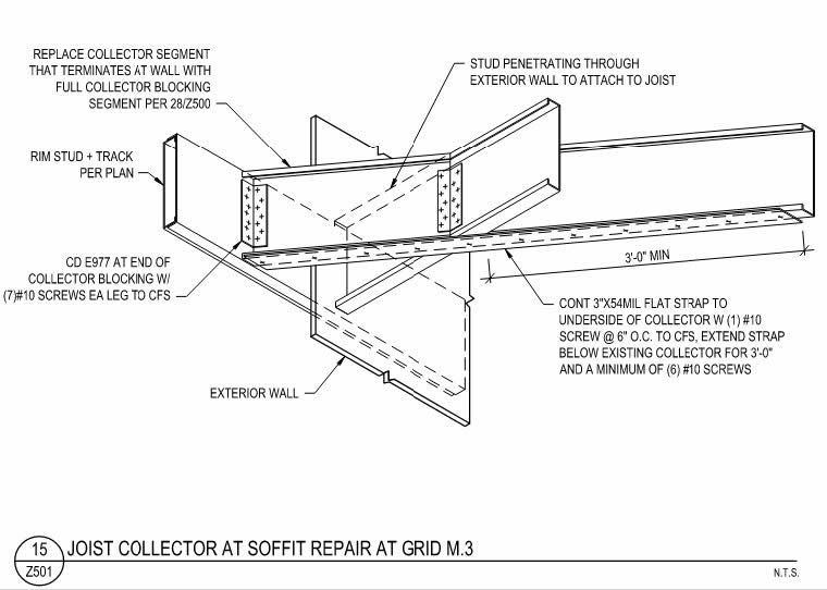 Figure 5: Various collector repair details Figure 5: Various collector repair details