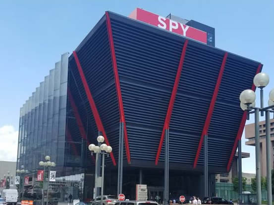 Exterior picture of Spy Museum (Southwest Elevation) after construction – Photo courtesy of ADTEK Engineers, Inc.