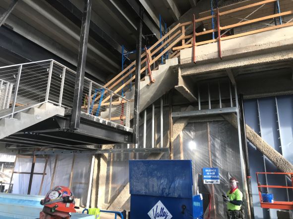 Construction - Photo courtesy of Valley Interior Systems, Inc. Construction - Photo courtesy of Valley Interior Systems, Inc.