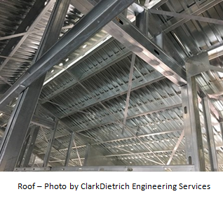 Roof – Photo by ClarkDietrich Engineering Services