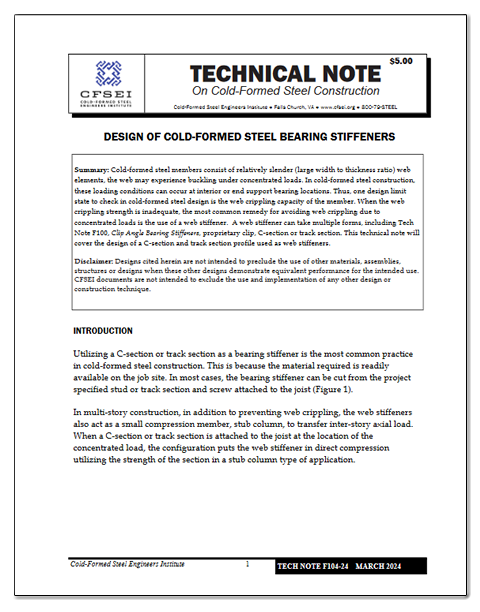 Tech Note F104-24